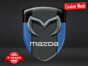 Mazda Banner Parabrisas Auto Resistente Limitado Alta Calidad